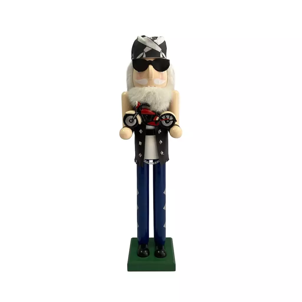 Coupon 🌟 16" Biker Collectible Nutcracker by Ashland® ⌛ 3 Coupon 🌟 16" Biker Collectible Nutcracker by Ashland® ⌛