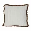 Buy ✔️ White Cable Knit ⭐ Christmas Accent Pillow with Faux Fur Trim by Ashland® 🛒 -Ashland Sale Store 10699841 1