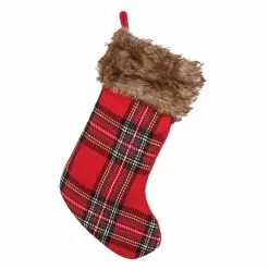 New ✨ 20" Red Plaid Stocking by Ashland® 🎁