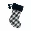 Discount 👍 18" Houndstooth Stocking by Ashland® 👏 -Ashland Sale Store 10699875 1