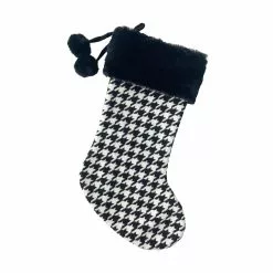 Discount 👍 18" Houndstooth Stocking by Ashland® 👏