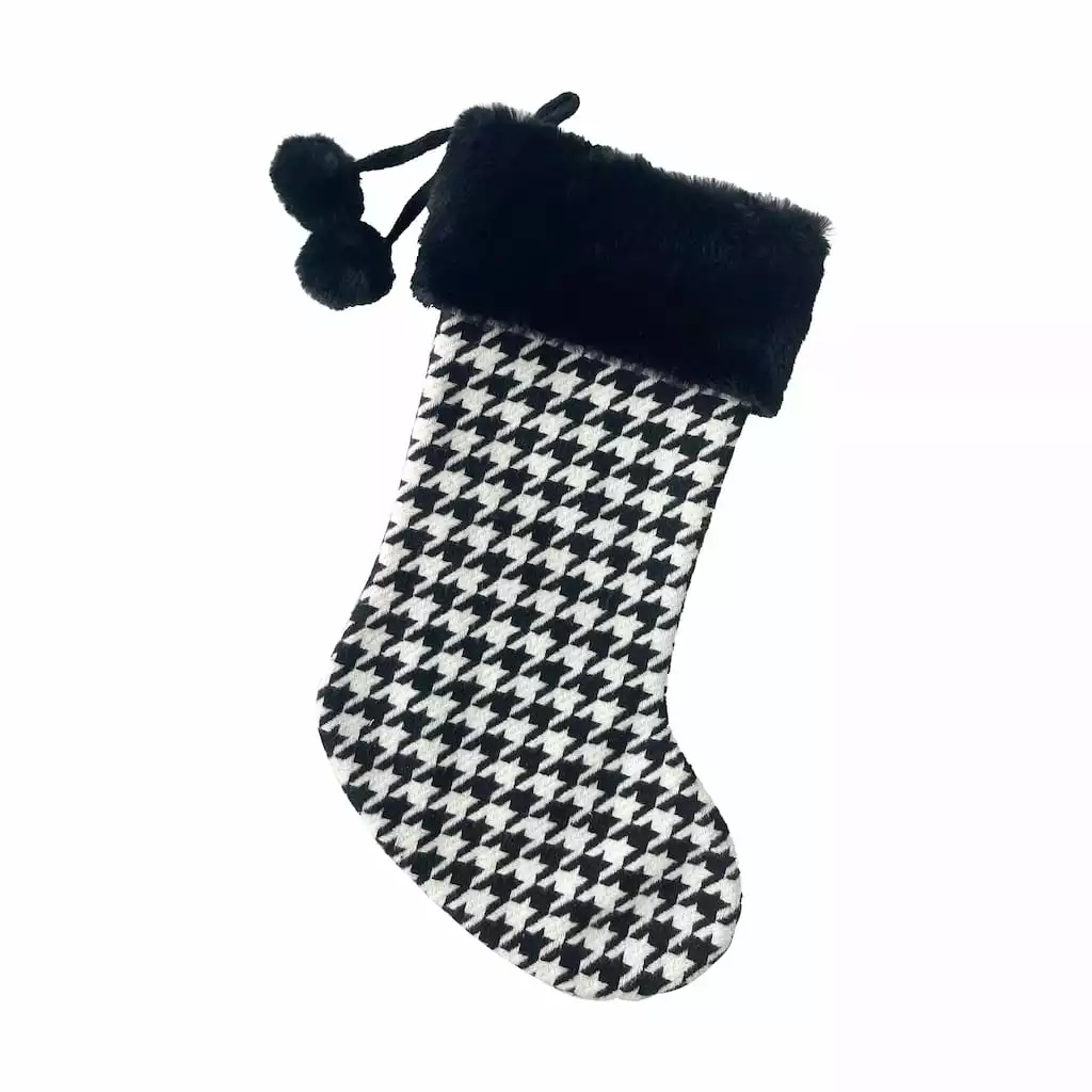 Discount ๐ 18" Houndstooth Stocking by Ashland® ๐ 3 Discount ๐ 18" Houndstooth Stocking by Ashland® ๐