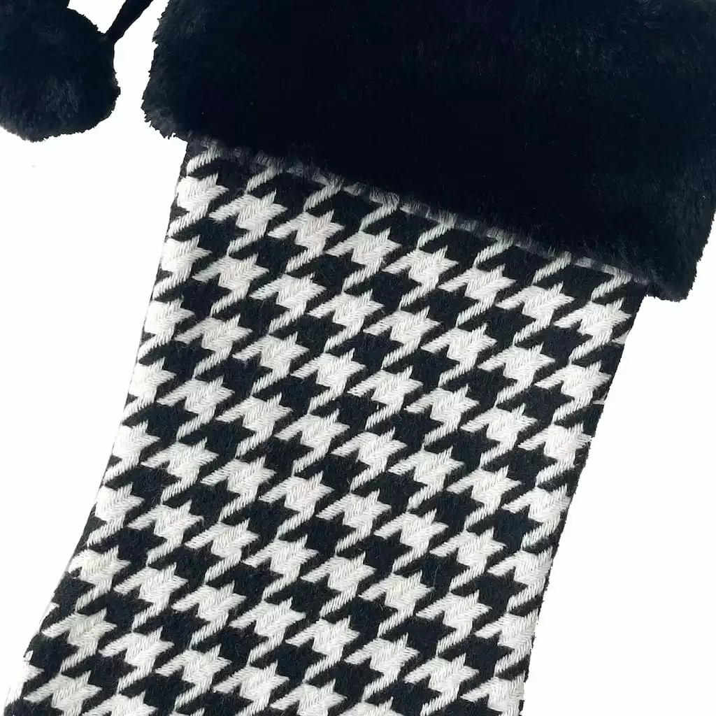 Discount ๐ 18" Houndstooth Stocking by Ashland® ๐ 4 Discount ๐ 18" Houndstooth Stocking by Ashland® ๐ - Image 2