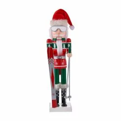 Deals 🥰 16" Santa Skier Collectible Nutcracker by Ashland® 🤩
