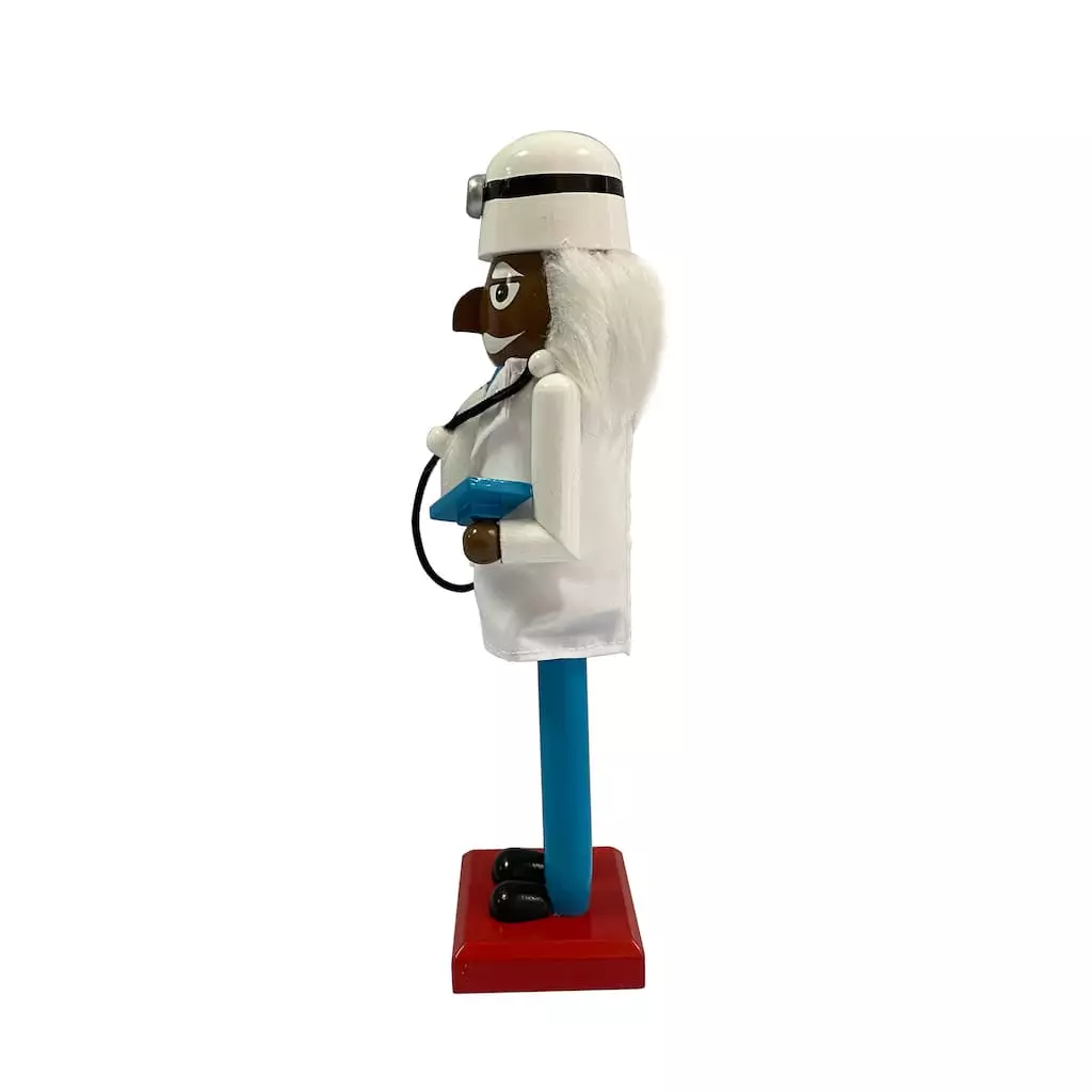 Hot Sale 🌟 10" Doctor Nutcracker by Ashland® 🌟 4 Hot Sale 🌟 10" Doctor Nutcracker by Ashland® 🌟 - Image 2