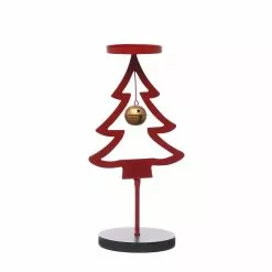 Promo ⭐ 14.5" Red Tree Pillar Candle Holder by Ashland® ⌛