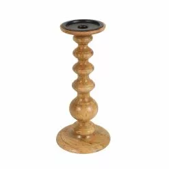 Wholesale ❤️ 12" Wood Pillar Candle Holder by Ashland® 🔥