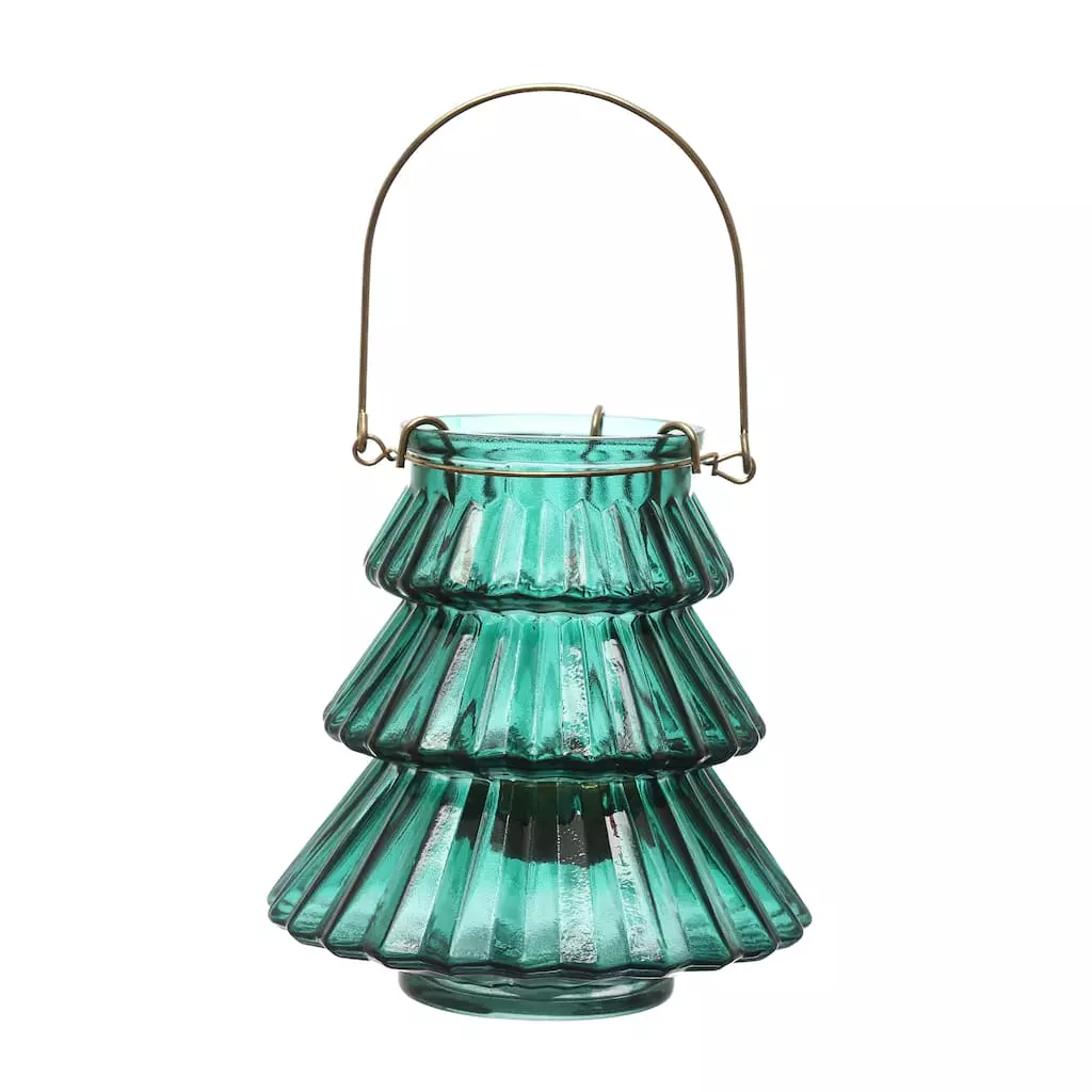 Best Pirce 🌟 6.5" Green Tree Tealight Holder by Ashland® ✨ 3 Best Pirce 🌟 6.5" Green Tree Tealight Holder by Ashland® ✨