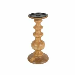 Hot Sale ✨ 10" Wood Pillar Candle Holder by Ashland® ⌛
