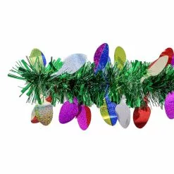 Discount 👍 12ft. Die Cut Glitter Lights on Green Tinsel Garland by Ashland® 🤩