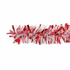 Budget 👏 6ft. Red & White Tinsel Garland by Ashland® ✔️