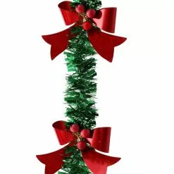 Best reviews of ❤️ 6ft. Green Tinsel Garland with Bows by Ashland® ⭐