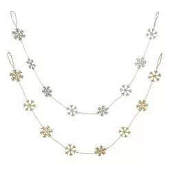 Flash Sale ❤️ Assorted 6ft. Snowflake Garland by Ashland® ⭐