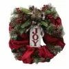 Brand new ❤️ 24" Red & Green Joy Burlap Wreath by Ashland® 🤩 -Ashland Sale Store 10699975 1