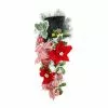 Buy ✨ 28" Poinsettia & Snowman Hat Flocked Teardrop by Ashland® ❤️ 2 Buy ✨ 28" Poinsettia & Snowman Hat Flocked Teardrop by Ashland® ❤️ -Ashland Sale Store 10699983 1
