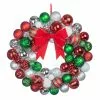 Best deal 💯 23" Multicolored Ball Ornament Wall Wreath by Ashland® ⌛ -Ashland Sale Store 10699986 1