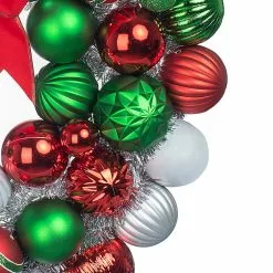 Best deal 💯 23" Multicolored Ball Ornament Wall Wreath by Ashland® ⌛ -Ashland Sale Store 10699986 2
