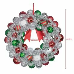 Best deal 💯 23" Multicolored Ball Ornament Wall Wreath by Ashland® ⌛ -Ashland Sale Store 10699986 3