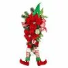 Best Pirce 😉 28" Poinsettia & Elf Leg Teardrop by Ashland® ⌛ -Ashland Sale Store 10699993 1