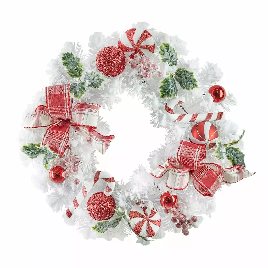 Best reviews of 🤩 22" Candy Cane & Holly Berry White Wreath by Ashland® 😍 3 Best reviews of 🤩 22" Candy Cane & Holly Berry White Wreath by Ashland® 😍