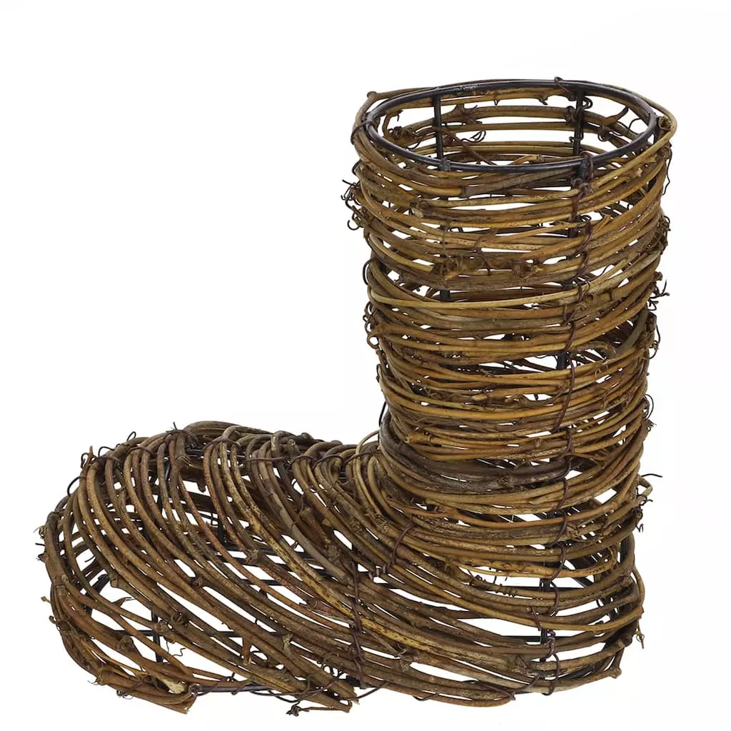 Hot Sale π₯° 8" Grapevine Santa Boot Decoration by Ashland® π 3 Hot Sale π₯° 8" Grapevine Santa Boot Decoration by Ashland® π