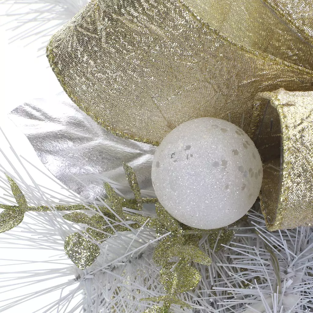 Buy 👏 11" White Pine & Silver Gift Box With LED Lights by Ashland® 😍 5 Buy 👏 11" White Pine & Silver Gift Box With LED Lights by Ashland® 😍 - Image 3