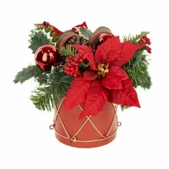 Buy 🎁 22" Christmas Floral Drum Décor by Ashland® 👍