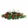Cheapest ✨ 32" Red & Green Pine Candle Holder Arrangement with Ornaments by Ashland® ⭐ -Ashland Sale Store 10700072 1