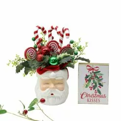 Wholesale 🥰 16" Candy Mix Arrangement With Santa Head Container by Ashland® 👏 -Ashland Sale Store 10700076 3
