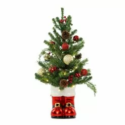 Top 10 🔥 24" Pre-lit Ash Pine Tree With Tin Boot by Ashland® 🛒