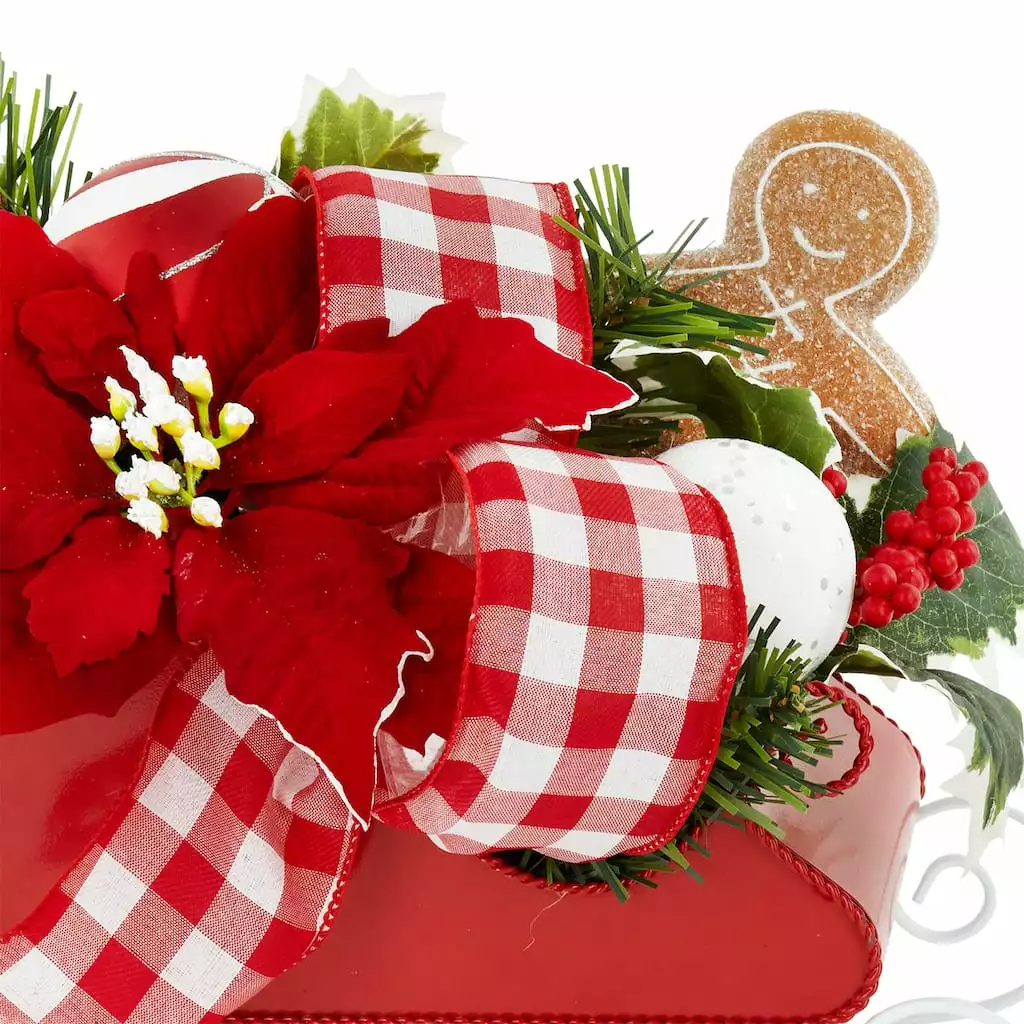 Budget 🤩 12" Gingerbread & Holly Berries Sleigh Table Display by Ashland® 😀 4 Budget 🤩 12" Gingerbread & Holly Berries Sleigh Table Display by Ashland® 😀 - Image 2