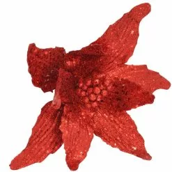 Outlet ⭐ Red Poinsettia Pick by Ashland® 🎉 -Ashland Sale Store 10700091 3