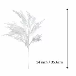 Wholesale ⭐ White Glitter Cedar Pick by Ashland® ⌛ -Ashland Sale Store 10700105 3