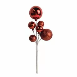 Outlet 🔥 Red Ball Ornament Pick by Ashland® 🎁