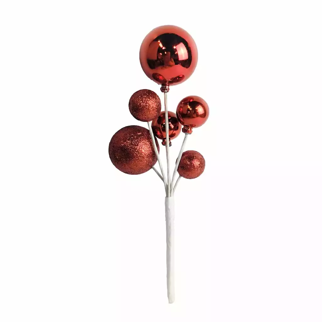 Outlet 🔥 Red Ball Ornament Pick by Ashland® 🎁 4 Outlet 🔥 Red Ball Ornament Pick by Ashland® 🎁 - Image 2