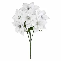 Best deal 💯 White & Silver Poinsettia Bush by Ashland® ✔️