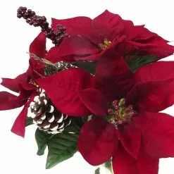 Buy ✨ Burgundy Berry, Pinecone & Poinsettia Mixed Bush by Ashland® ✔️ -Ashland Sale Store 10700142 2