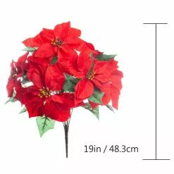 Discount ⌛ Red Poinsettia Bush by Ashland® 💯 -Ashland Sale Store 10700145 3