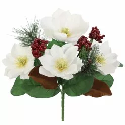 Deals ⌛ White Magnolia, Berry & Pine Mix Bush by Ashland® ⭐