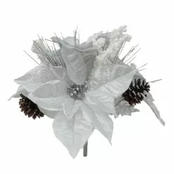 Flash Sale ✨ Silver Pinecone, Berry & Poinsettia Mixed Bush by Ashland® 😉