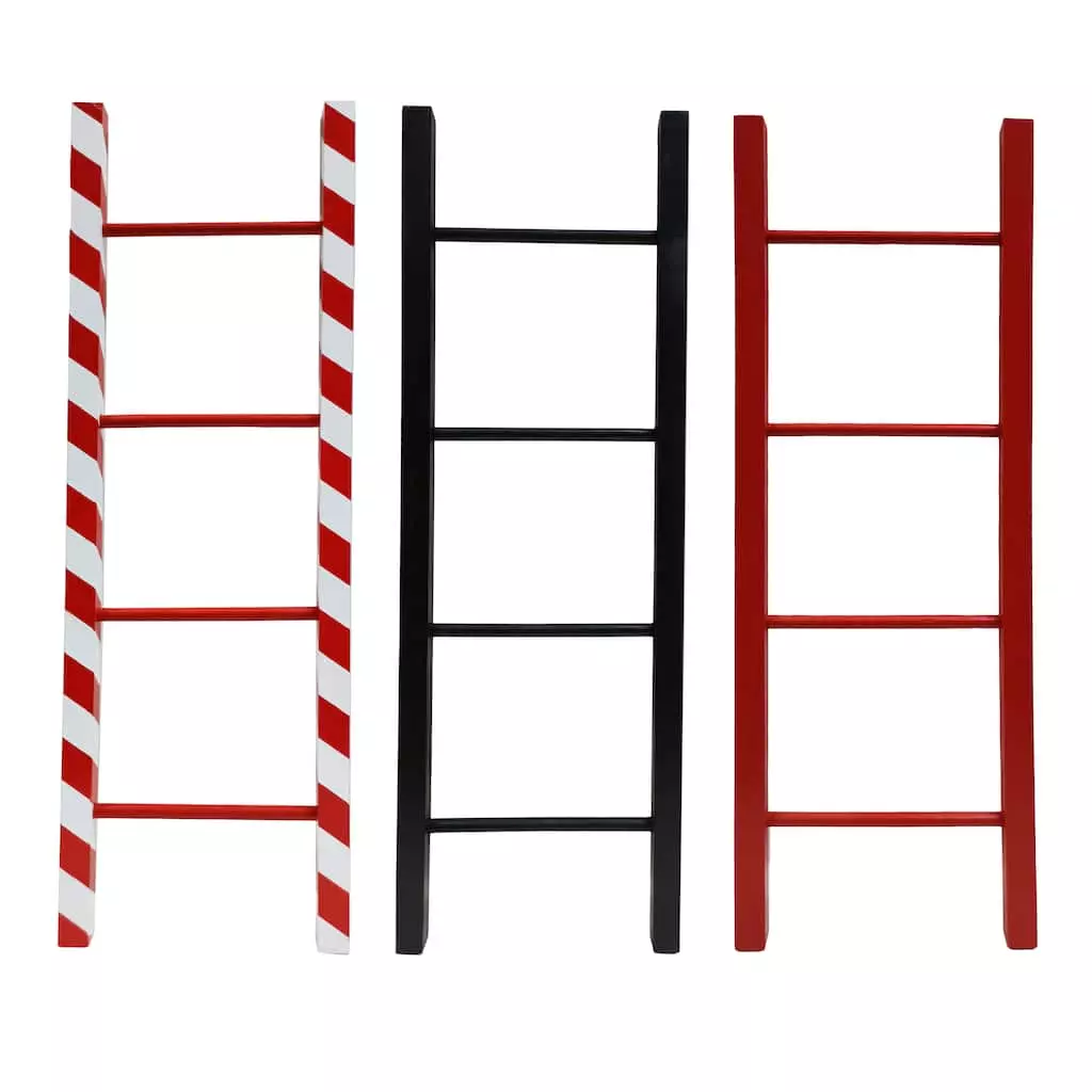 Best Pirce ๐ Assorted 28" Christmas Ladder Decoration by Ashland® ๐ 3 Best Pirce ๐ Assorted 28" Christmas Ladder Decoration by Ashland® ๐