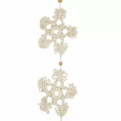 Best deal 🔔 6ft. Macramé Snowflake Garland by Ashland® ✔️