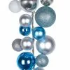 Cheap 😍 6ft. Blue & Silver Ball Ornament Garland by Ashland® ⌛