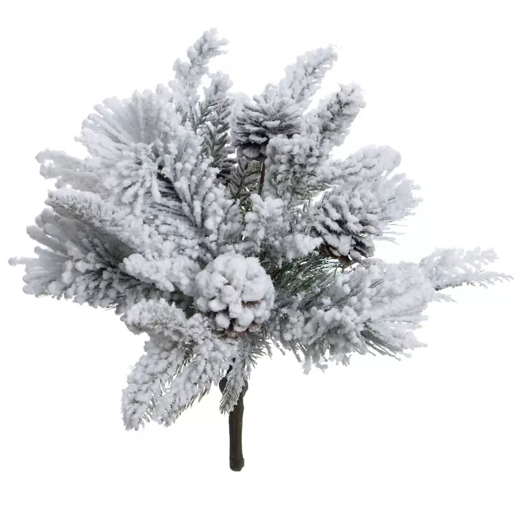 Coupon 🥰 Snow Covered Pine & Pinecone Bush by Ashland® 🎉 3 Coupon 🥰 Snow Covered Pine & Pinecone Bush by Ashland® 🎉