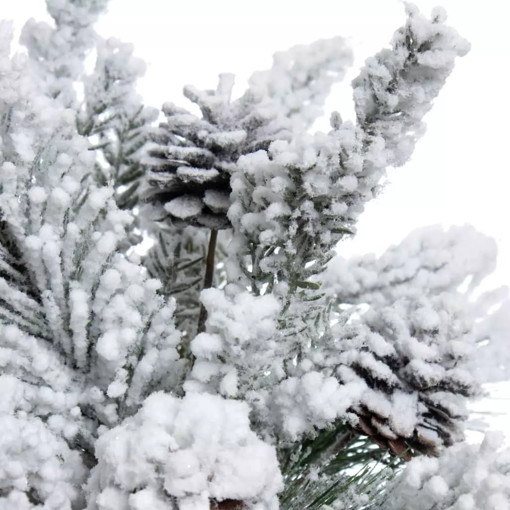 Coupon 🥰 Snow Covered Pine & Pinecone Bush by Ashland® 🎉 4 Coupon 🥰 Snow Covered Pine & Pinecone Bush by Ashland® 🎉 - Image 2