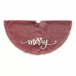 Best deal 🎁 48" Merry Tree Skirt by Ashland® 👏 -Ashland Sale Store 10700432 3