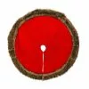 Best reviews of 😉 48" Red Cable Knit Tree 🌟 Skirt with Faux Fur Trim by Ashland® ⌛ -Ashland Sale Store 10700437 1