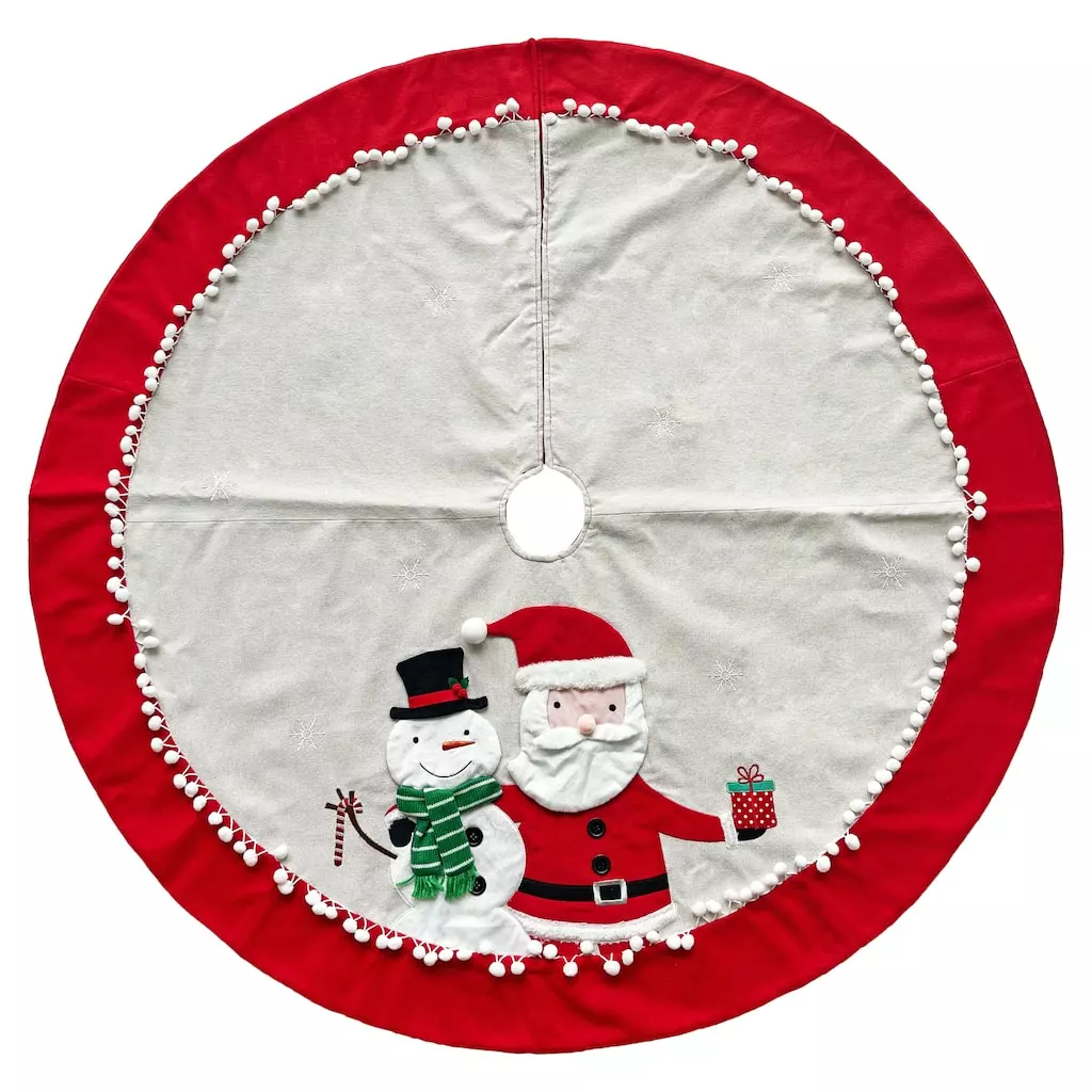 Top 10 👍 28'' Santa Friend Tree Skirt by Ashland® ⭐ 3 Top 10 👍 28'' Santa Friend Tree Skirt by Ashland® ⭐