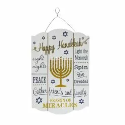Brand new ✨ 12'' Hanukkah Sentiments Wall Sign by Ashland® ❤️