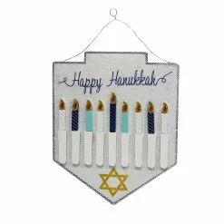 Best Pirce 🎉 14'' Hanukkah Menorah Felt Wall Sign by Ashland® ⌛